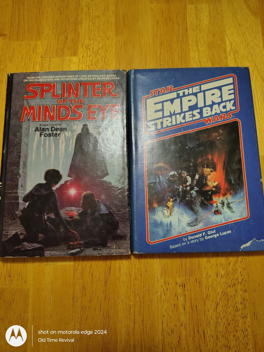 Star Wars Splinter of the Minds Eye and The Empire Strikes Back Hardcover Books